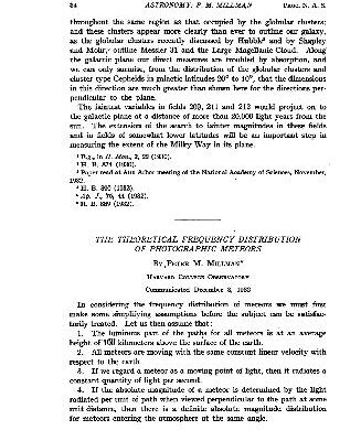 خرید و دانلود نسخه کامل کتاب The Theoretical Frequency Distribution of Photographic Meteors
