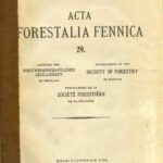 خرید و دانلود نسخه کامل کتاب The theory of forest types. Acta Forestalia Fennica