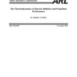 خرید و دانلود نسخه کامل کتاب The thermodynamics of interior ballistics and propellant performance