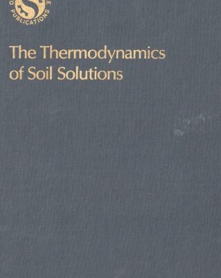 خرید و دانلود نسخه کامل کتاب The Thermodynamics of Soil Solution