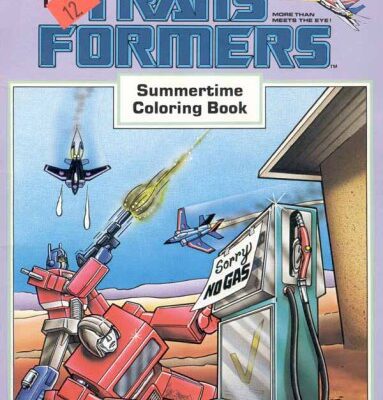 خرید و دانلود نسخه کامل کتاب The Transformers – Summertime Coloring Book