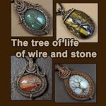 خرید و دانلود نسخه کامل کتاب The tree of life of wire and stone. Wire wrap Jewelry tutorial –  +  Pdf