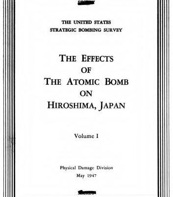 خرید و دانلود نسخه کامل کتاب The U.S. Strategic Bombing Survey. The Effects of the Atomic bomb on Hiroshima, Japan