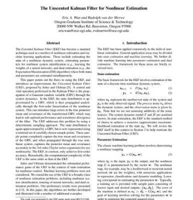 خرید و دانلود نسخه کامل کتاب The Unscented Kalman Filter for Nonlinear Estimation