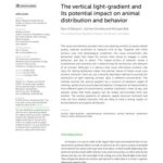 خرید و دانلود نسخه کامل کتاب The vertical light-gradient and its potential impact on animal distribution and behavior