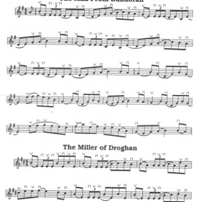 خرید و دانلود نسخه کامل کتاب The violin tunes from the videoguide on 2 DVDs “Learn to Play Irish Fiddle” by Kevin Burke – part II