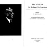 خرید و دانلود نسخه کامل کتاب The work of Sir Robert McCarrison
