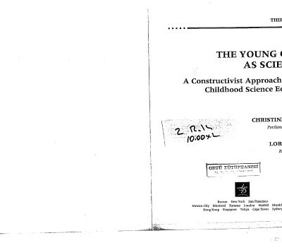 خرید و دانلود نسخه کامل کتاب The Young Child as Scientist: A Constructivist Approach to Early Childhood Science Education, Third Edition