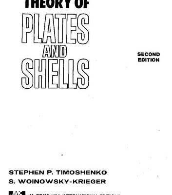 خرید و دانلود نسخه کامل کتاب Theory Of Plates & Shells (Timoshenko)