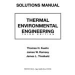 خرید و دانلود نسخه کامل کتاب Thermal Environmental Engineering. Solutions Manual