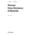 خرید و دانلود نسخه کامل کتاب Thermal Stress Resistance of Materials