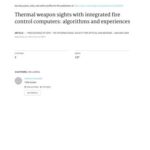 خرید و دانلود نسخه کامل کتاب Thermal weapon sights with integrated fire control computers: algorithms and experiences