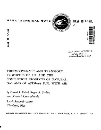 خرید و دانلود نسخه کامل کتاب Thermodynamic and transport properties of air and the combustion products of natural gas and of ASTM-A-1 fuel with air_68fabcc76678c.jpeg خرید و دانلود نسخه کامل کتاب Thermodynamic and transport properties of air and the combustion products of natural gas and of ASTM-A-1 fuel with air