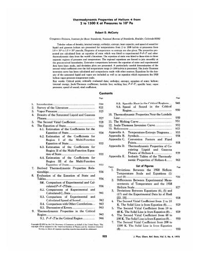 خرید و دانلود نسخه کامل کتاب Thermodynamic Properties of Helium 4 from 2 to 1500 K at Pressures from 1kPa to 100 MPa_68feea76c7337.jpeg خرید و دانلود نسخه کامل کتاب Thermodynamic Properties of Helium 4 from 2 to 1500 K at Pressures from 1kPa to 100 MPa