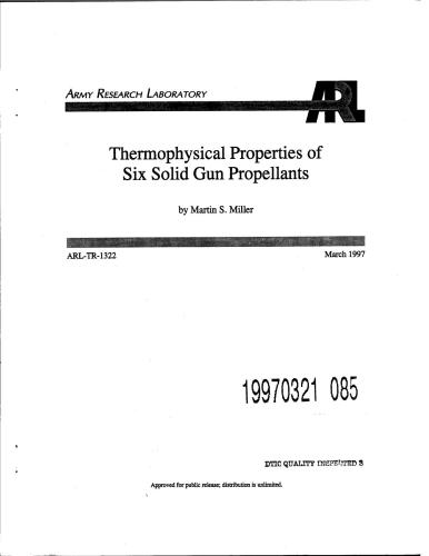 خرید و دانلود نسخه کامل کتاب Thermophysical properties of six solid gun propellants_68f0fb67daf02.jpeg خرید و دانلود نسخه کامل کتاب Thermophysical properties of six solid gun propellants