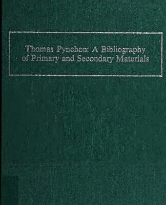 خرید و دانلود نسخه کامل کتاب Thomas Pynchon: A Bibliography of Primary and Secondary Materials