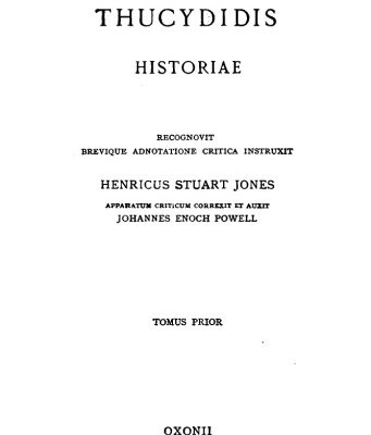 خرید و دانلود نسخه کامل کتاب Thucydidis Historiae, Vol. I Books I-IV