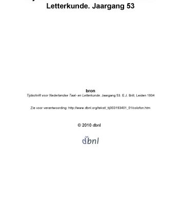 خرید و دانلود نسخه کامل کتاب Tijdschrift voor Nederlandse Taal- en Letterkunde