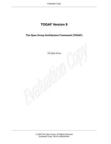 خرید و دانلود نسخه کامل کتاب TOGAF. The Open Group Architecture Framework. Version 9. English version_68ef3aedad072.jpeg خرید و دانلود نسخه کامل کتاب TOGAF. The Open Group Architecture Framework. Version 9. English version