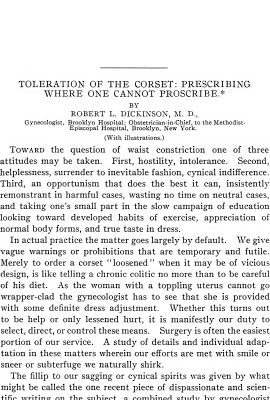 خرید و دانلود نسخه کامل کتاب Toleration of the corset