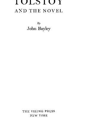 خرید و دانلود نسخه کامل کتاب Tolstoy and the Novel