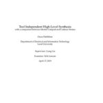خرید و دانلود نسخه کامل کتاب Tool Independent High-Level Synthesis – with a comparison between Mentor Catapult and Cadence Stratus