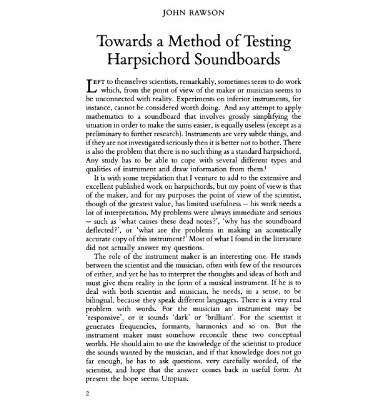 خرید و دانلود نسخه کامل کتاب Towards a method of testing harpsichord soundboards