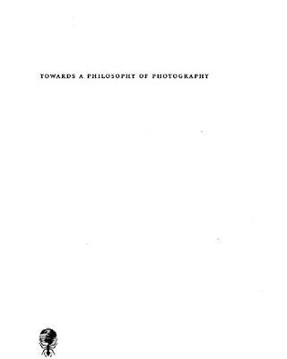 خرید و دانلود نسخه کامل کتاب Towards a Philosophy of Photography