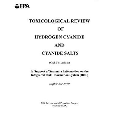 خرید و دانلود نسخه کامل کتاب Toxicological Review of Hydrogen Cyanide and Cyanide Salts