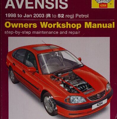 خرید و دانلود نسخه کامل کتاب Toyota Avensis Petrol (98 – Jan 03) Haynes Repair Manual