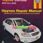 خرید و دانلود نسخه کامل کتاب Toyota Corolla 2003 thru 2008