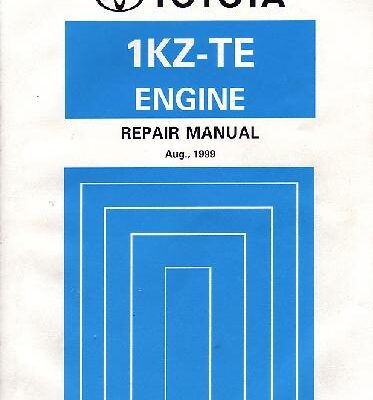خرید و دانلود نسخه کامل کتاب Toyota Двигатель 1KZ-TE 1999 RM