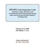 خرید و دانلود نسخه کامل کتاب Training course for API 653. Harvard Technology Middle East