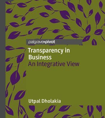 خرید و دانلود نسخه کامل کتاب Transparency in Business: An Integrative View