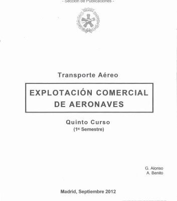 خرید و دانلود نسخه کامل کتاب Transporte Aéreo. Explotación Comercial de Aeronaves
