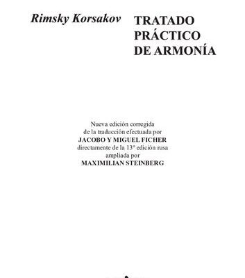 خرید و دانلود نسخه کامل کتاب Tratado Práctico de Armonía