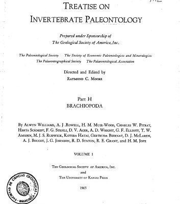 خرید و دانلود نسخه کامل کتاب Treatise on Invertebrate Paleontology – Part H – Brachiopoda