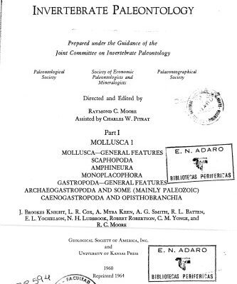 خرید و دانلود نسخه کامل کتاب Treatise on Invertebrate Paleontology – Part I Mollusca 1 – Amphineura to Gastropoda