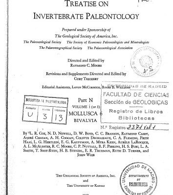 خرید و دانلود نسخه کامل کتاب Treatise on Invertebrate Paleontology – Part N – Mollusca 6 Bivalvia