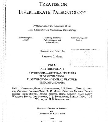 خرید و دانلود نسخه کامل کتاب Treatise on Invertebrate Paleontology – Part O – Trilobitomorpha