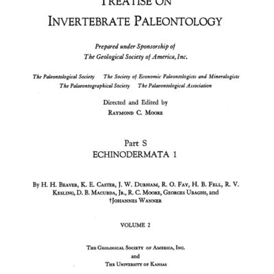 خرید و دانلود نسخه کامل کتاب Treatise on Invertebrate Paleontology – Part S – Echinodermata 1