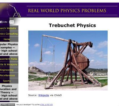 خرید و دانلود نسخه کامل کتاب Trebuchet physics