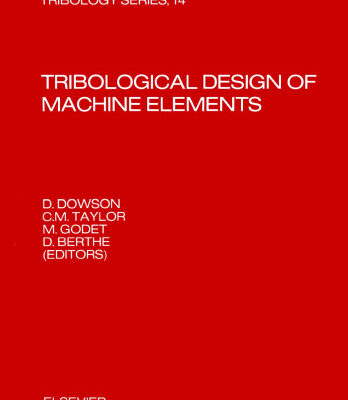 خرید و دانلود نسخه کامل کتاب Tribological design of machine elements