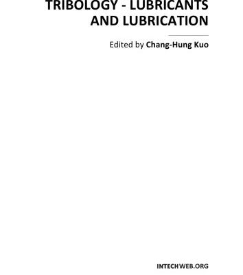 خرید و دانلود نسخه کامل کتاب Tribology – Lubricants and Lubrication