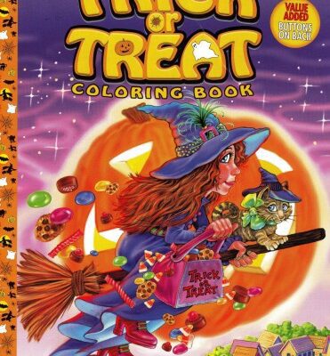 خرید و دانلود نسخه کامل کتاب Trick or Treat: Coloring Book