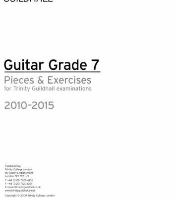 خرید و دانلود نسخه کامل کتاب Trinity Guildhall: Guitar Grade 7 Pieces And Exercises – 2010 To 2015