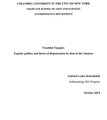 خرید و دانلود نسخه کامل کتاب Troubled Tapajós – Popular Politics and Threat of Disposession by Dam in the Amazon