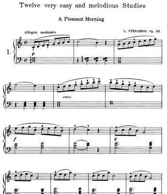خرید و دانلود نسخه کامل کتاب Twelve very easy and melodious Studies Op. 63