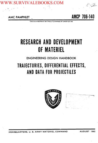 خرید و دانلود نسخه کامل کتاب U.S. Army Materiel Command pamphlet – Trajectories, differential effects, and data for projectiles. АМСР 706-140_68f15df321ce6.jpeg خرید و دانلود نسخه کامل کتاب U.S. Army Materiel Command pamphlet – Trajectories, differential effects, and data for projectiles. АМСР 706-140