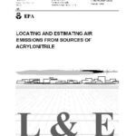 خرید و دانلود نسخه کامل کتاب U.S. Environmental Protection Agency. Locating and estimating air emissions from sources of acrylonitrile
